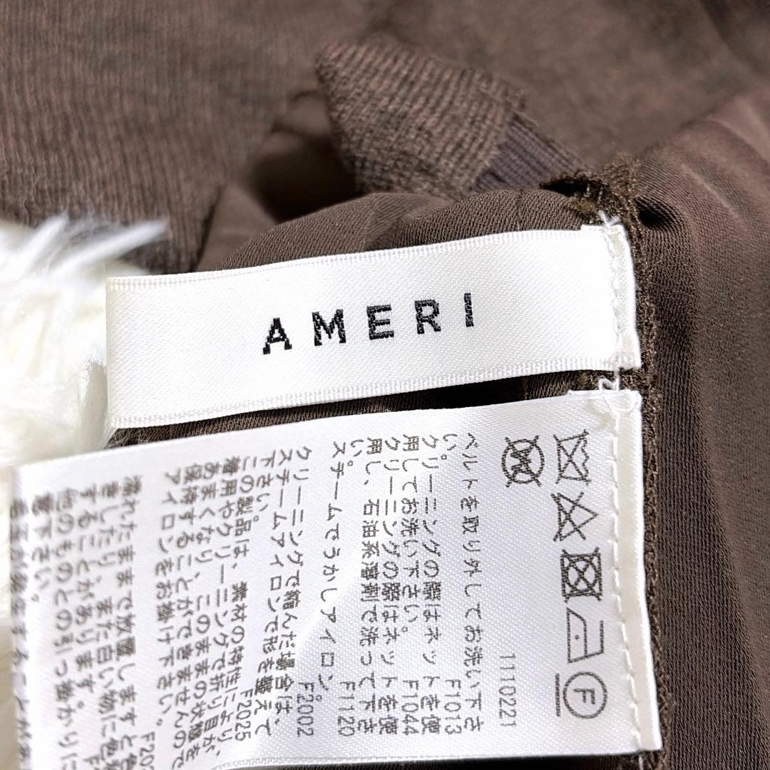 ワンピース Ameri vintage SIDE PLEATS KNIT DRESS M