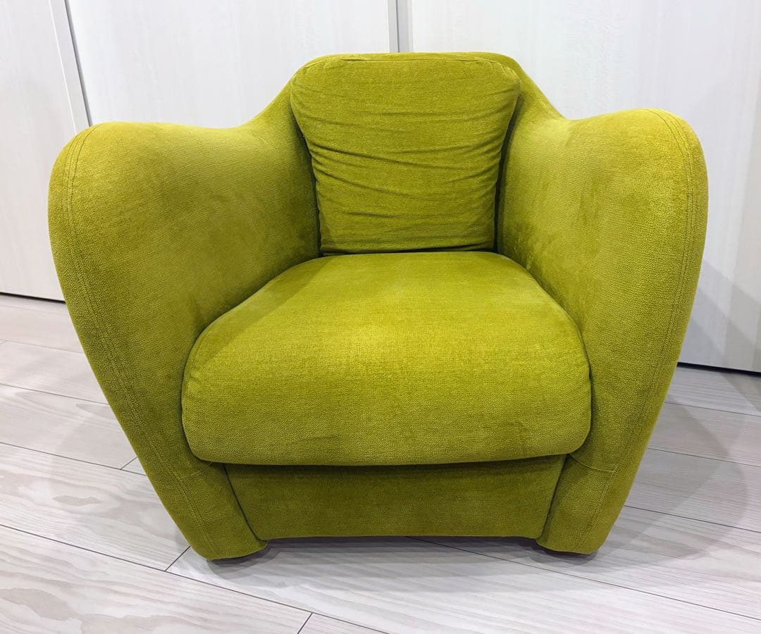 【ちびなっち】IDEE ミニミラーアームチェア　グリーン