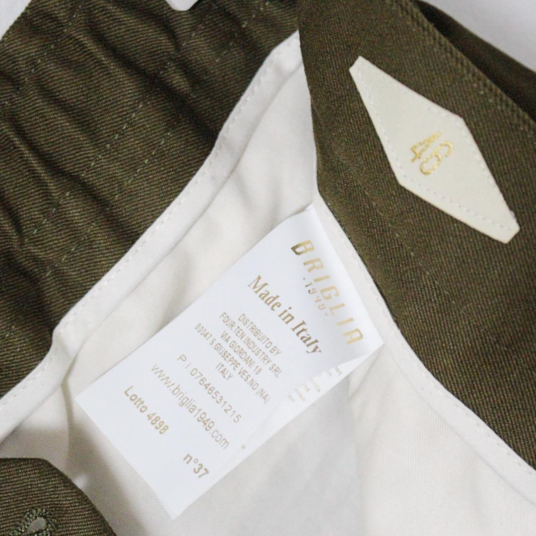 新品 BRIGLIA1949 ストレッチ カーゴチノパン Mサイズ（81cm）