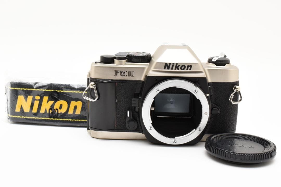 超美品 NIKON ニコン FM10 フィルムカメラ　モルト新品交換済 B543