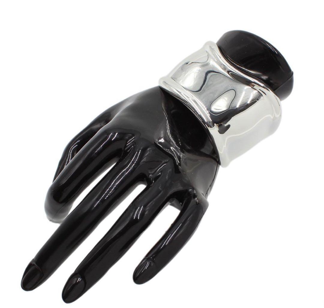 N2446 ティファニー SV925 シルバーボーンカフ ブレスレット バングル