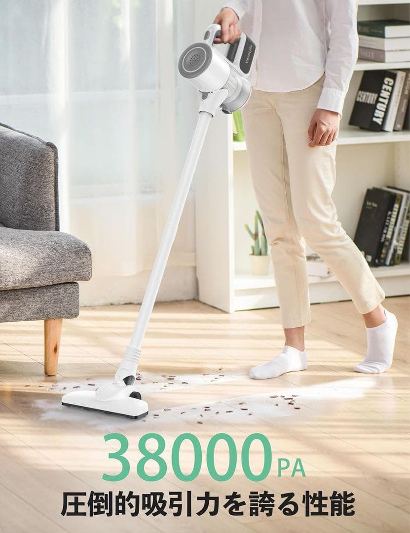 掃除機 コードレス 38000pa コードレス掃除機 スティッククリーナー