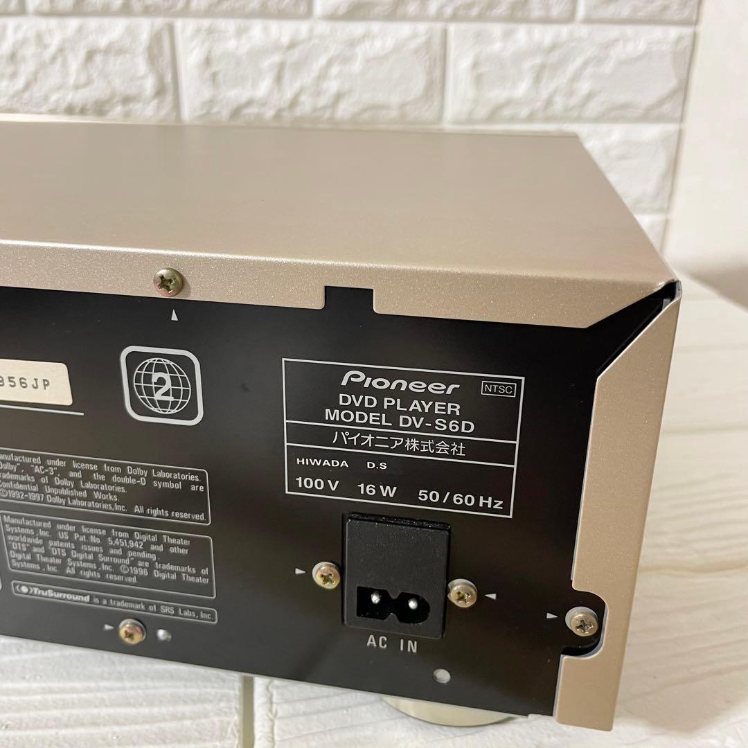 【美品/１か月保証付き】パイオニア DV-S6D DVDプレイヤー