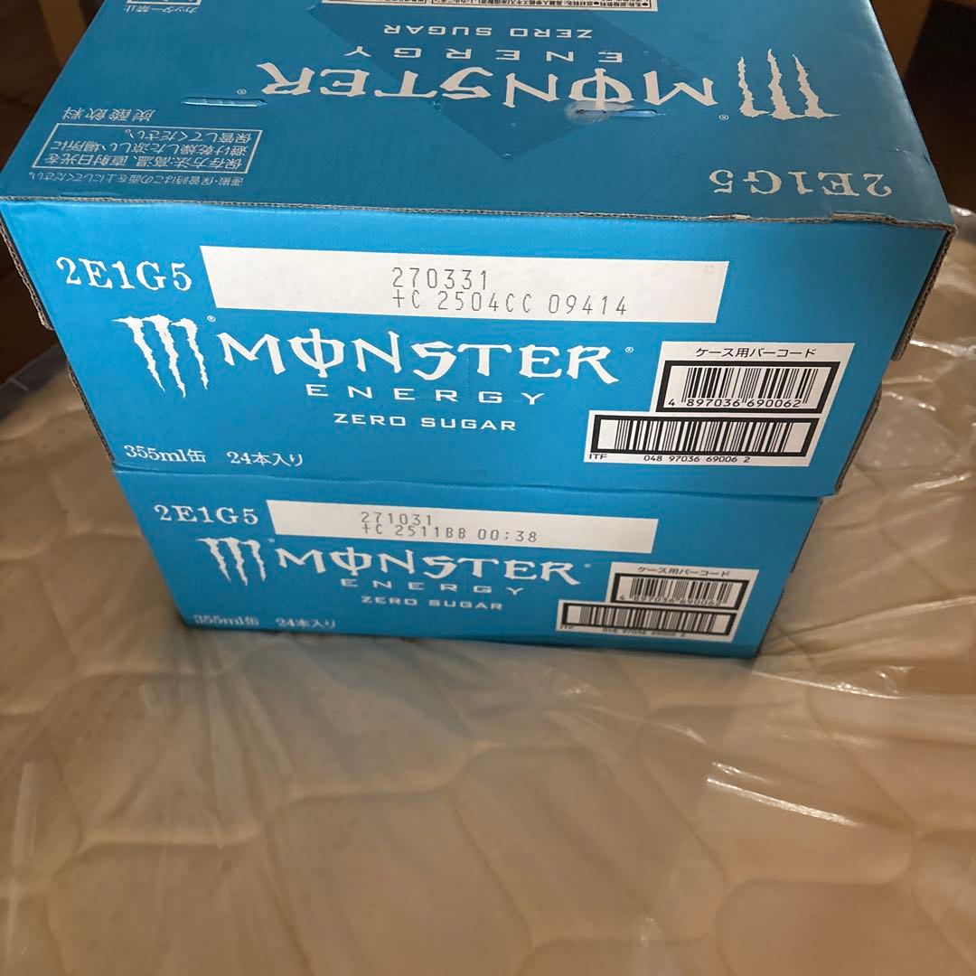 モンスターエナジードリンクゼロシュガー 24本✖️2