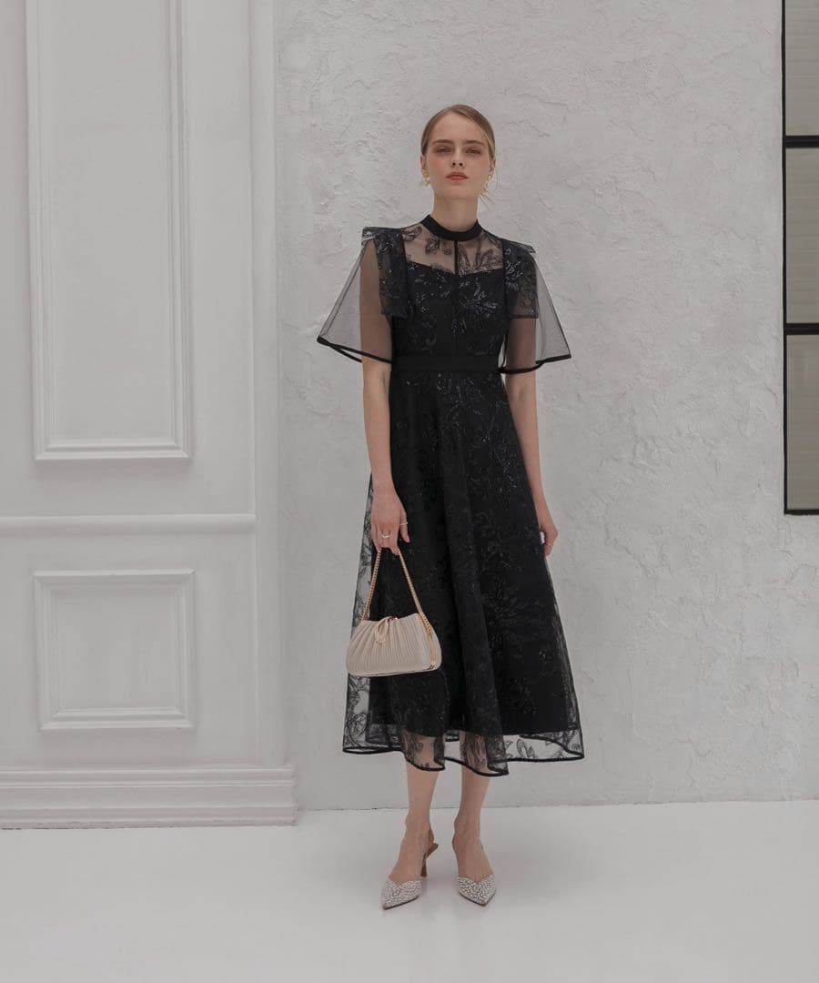 LEJA レジャ　結婚式　ドレス　スパンコール