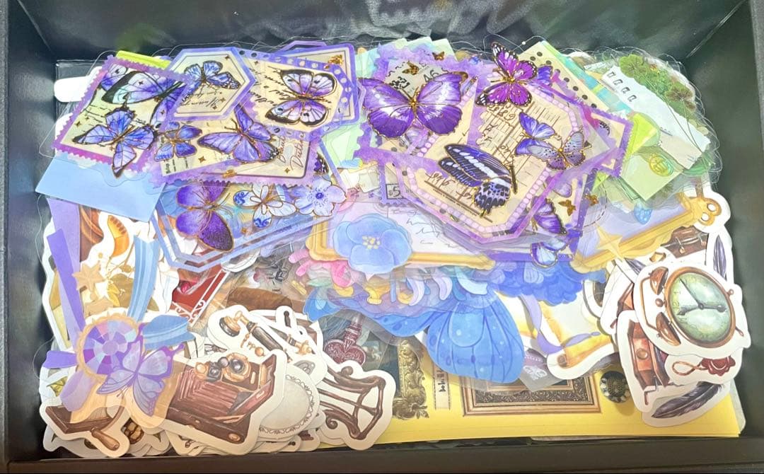 【大量】コラージュ素材 まとめ売り 整理　最後の箱！