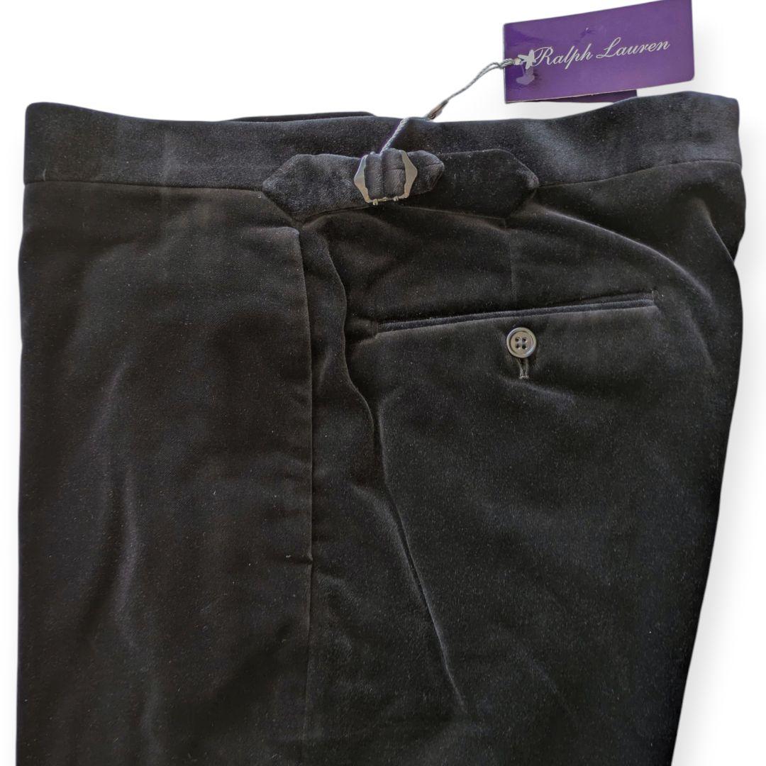 【新品】RALPH LAUREN PURPLE LABEL ブラックスラックス