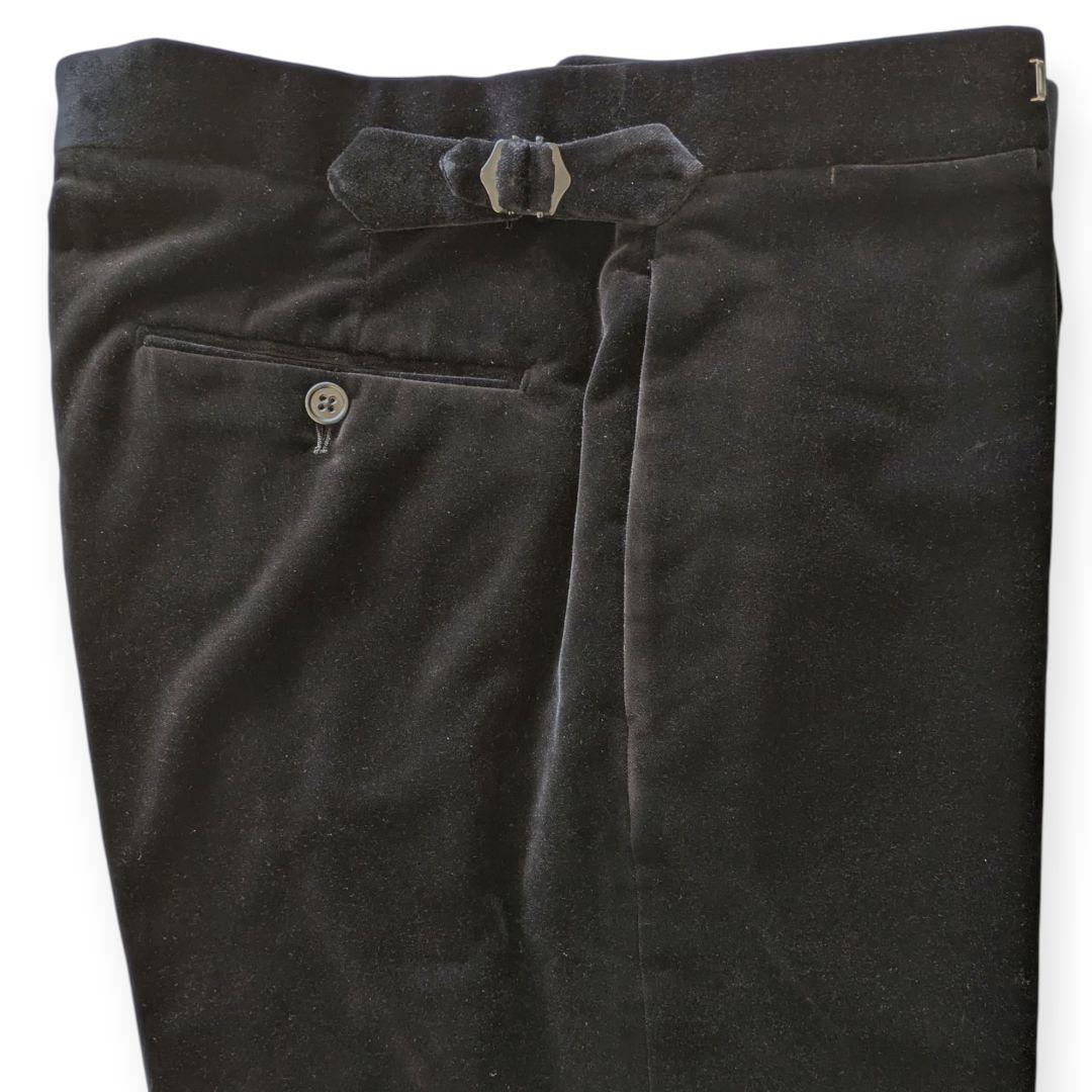 【新品】RALPH LAUREN PURPLE LABEL ブラックスラックス