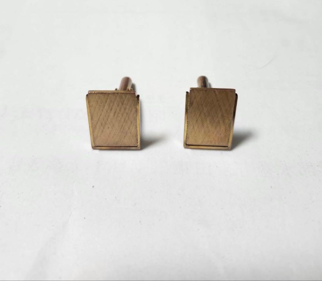 タイガーアイ ネクタイピン カフスボタンセット