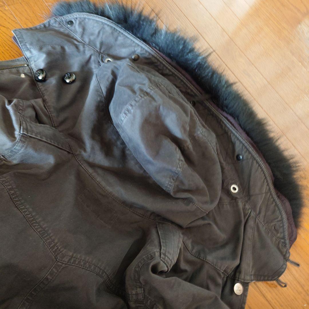 BURBERRY ブルーレーベル 中綿入りモッズコート