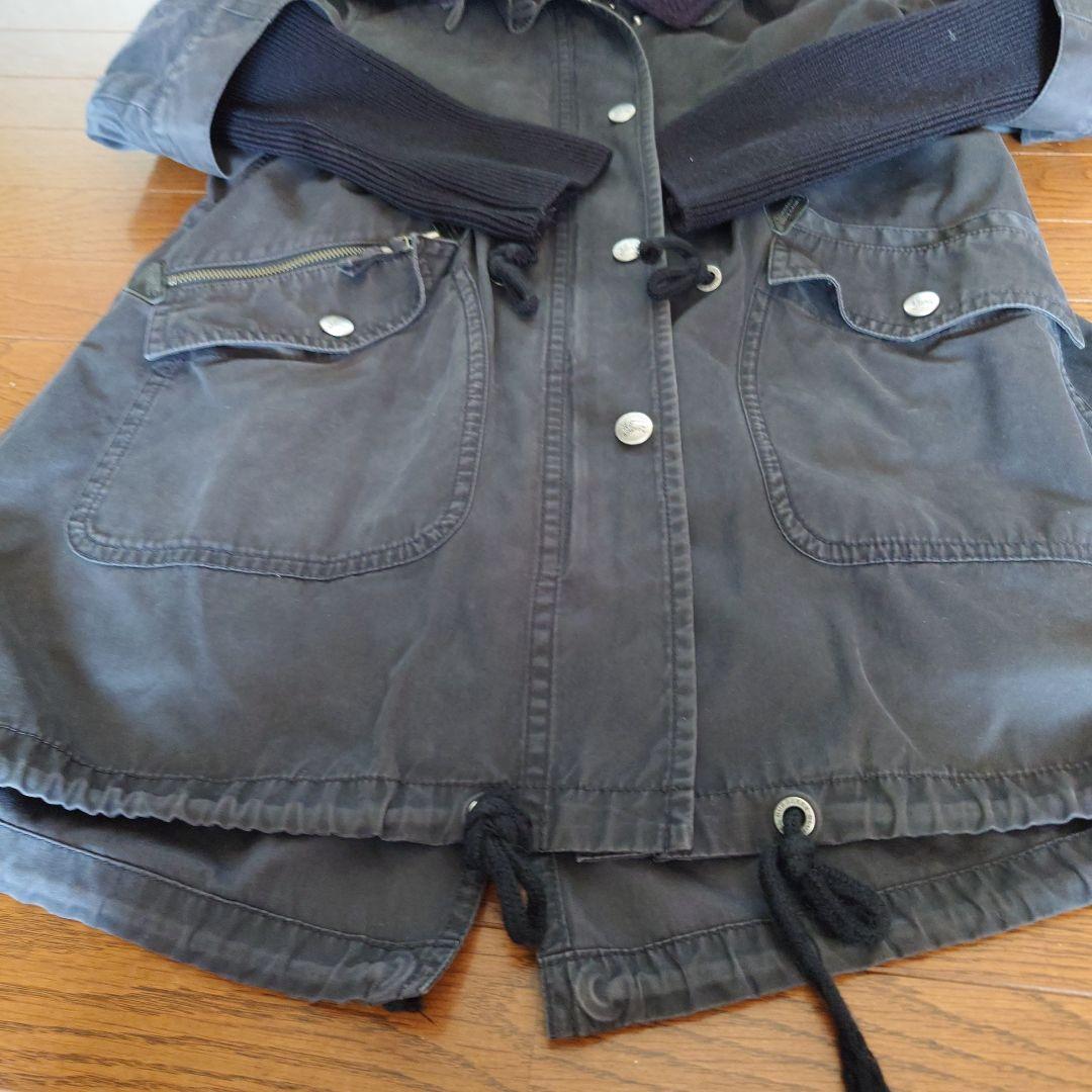 BURBERRY ブルーレーベル 中綿入りモッズコート