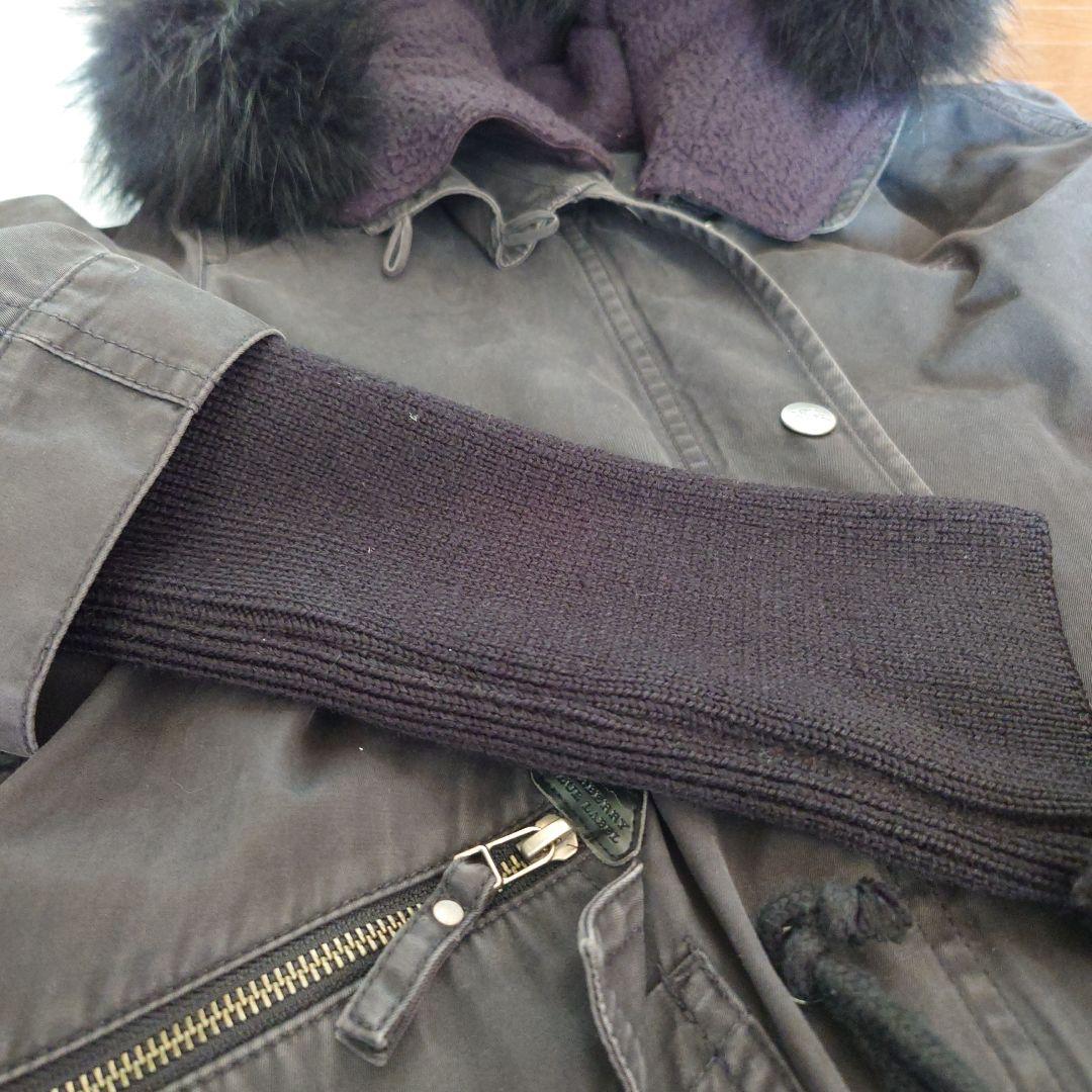 BURBERRY ブルーレーベル 中綿入りモッズコート