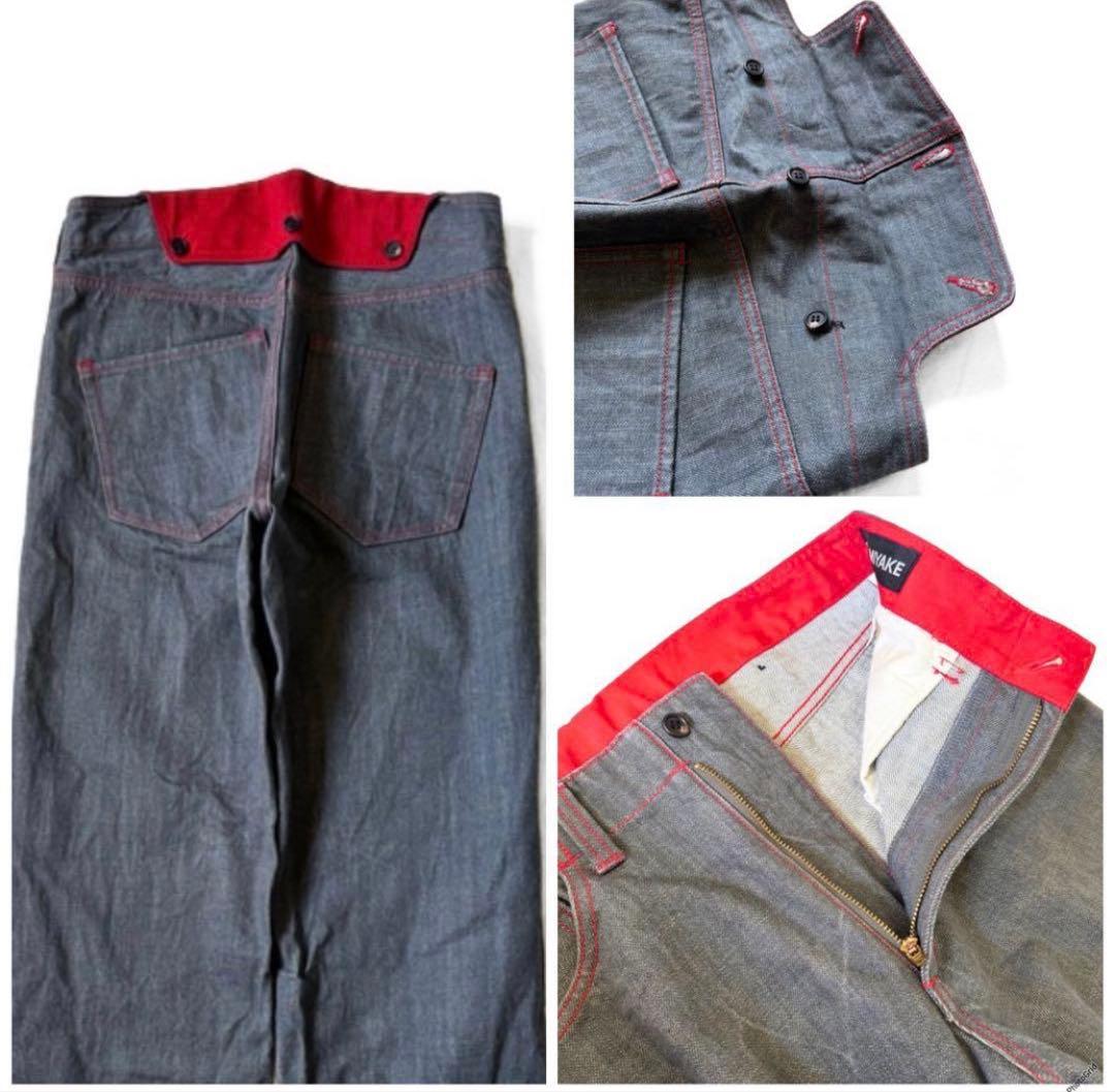 Z*G様 07SS ISSEY MIYAKE レッドシーム ウォッシュドデニム