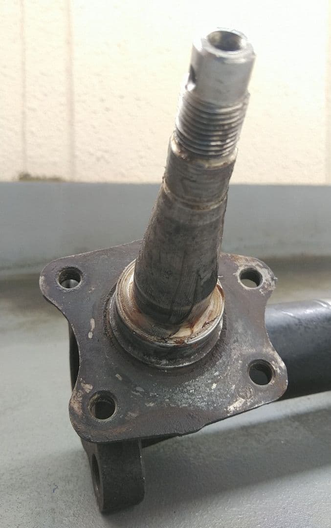 AE86 ネジ式 車高調 フロント ショック スピンドル 純正長カートリッジ用