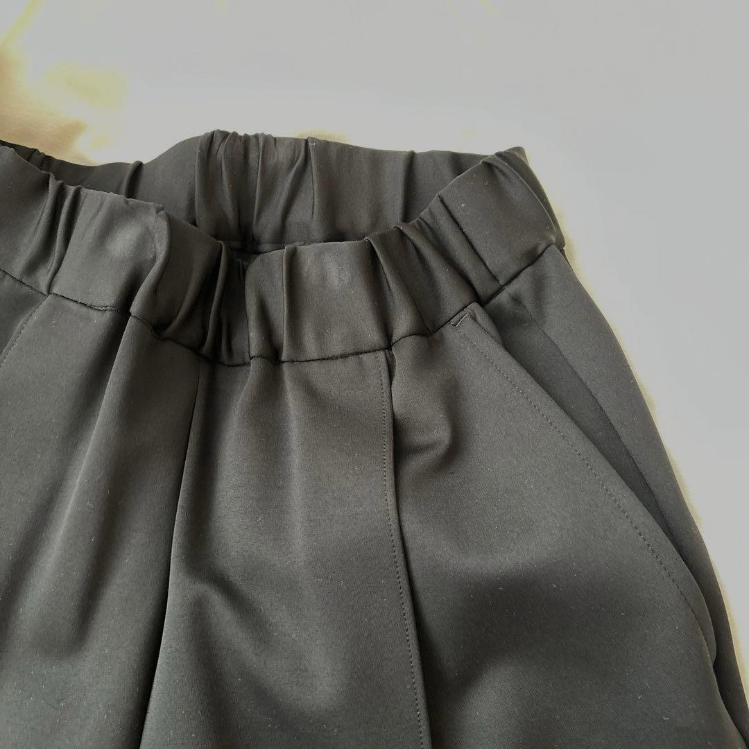 OHGA マシュマロパンツ 黒 S ブラック