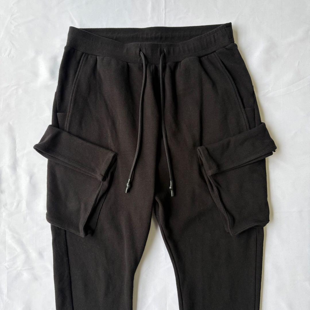 RIPVANWINKLE BUSH EASY JERSEY ブラック サルエル