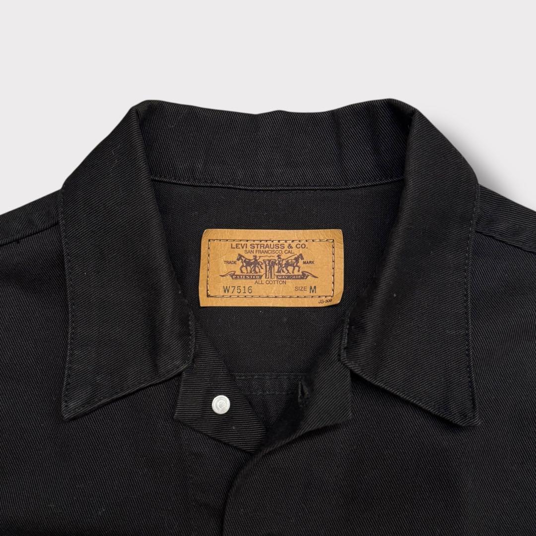 LEVI’S リーバイス ブラック デニム ジャケット グランジ W7516