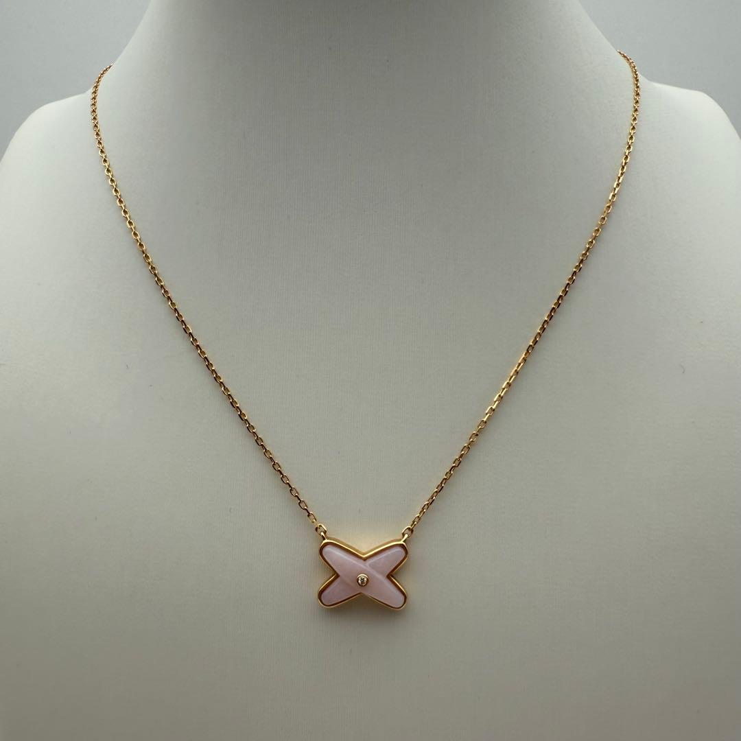 【美品】CHAUMET ショーメ　リアン ピンクオパール ネックレス　ブランド