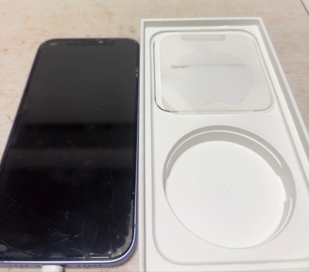 iPhone12 本体 64G パープル