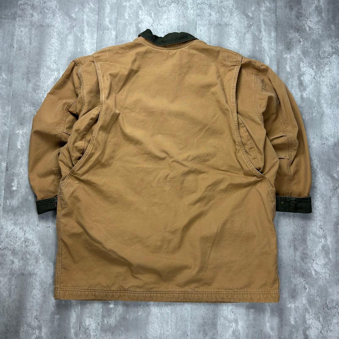 エルエルビーン 内チェックダック地ハンティングジャケットベージュ2XL 5906