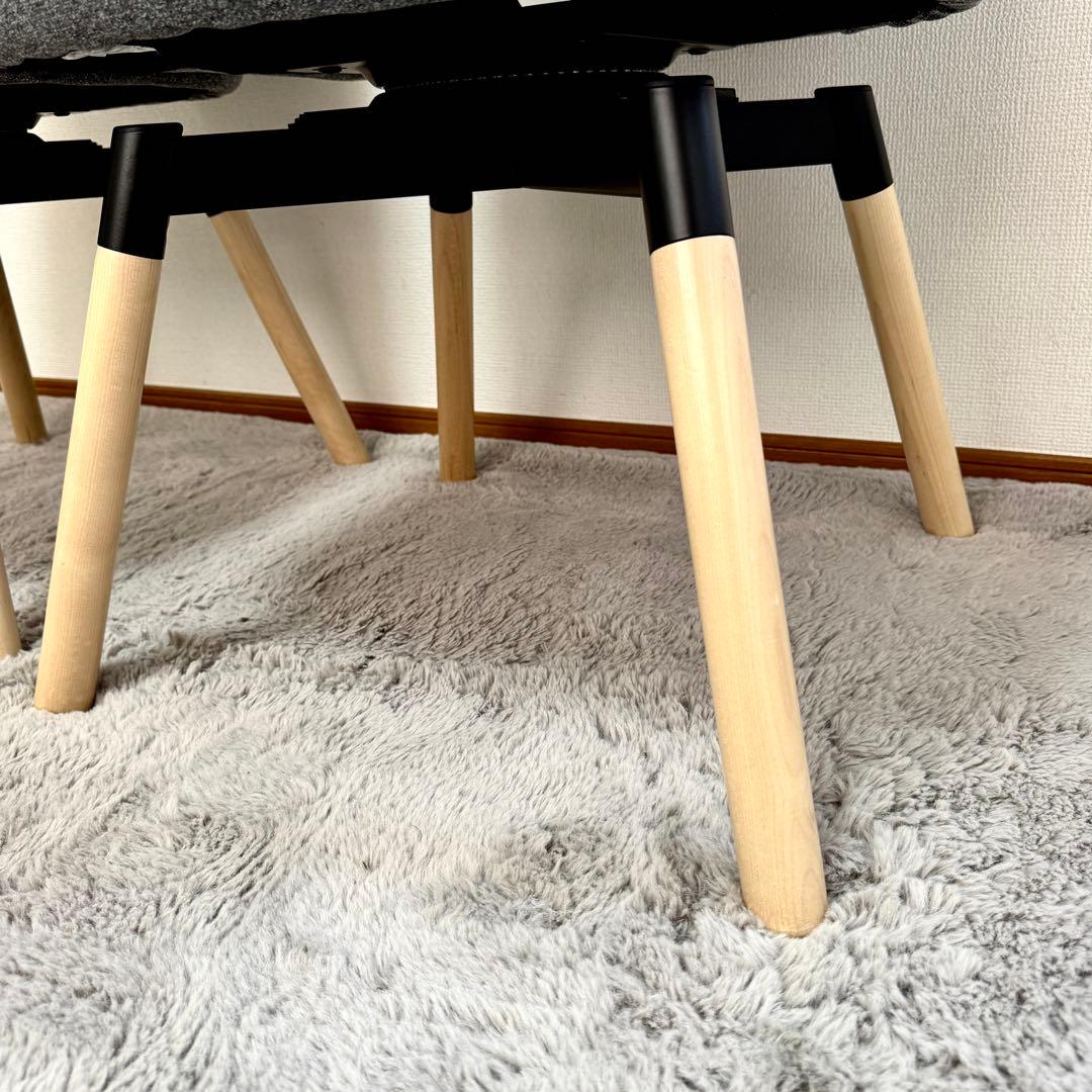 【送料込み】IKEA ヤンオロフ回転パーソナルチェア ミディアムグレー 2脚