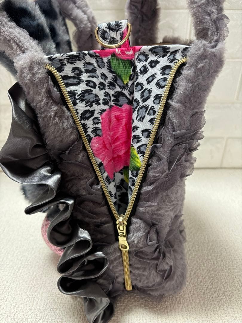 ♡*♡様 コヤンイサムチョン　サイドファスナーバッグ　アンコちゃん（大）　ヒョウ