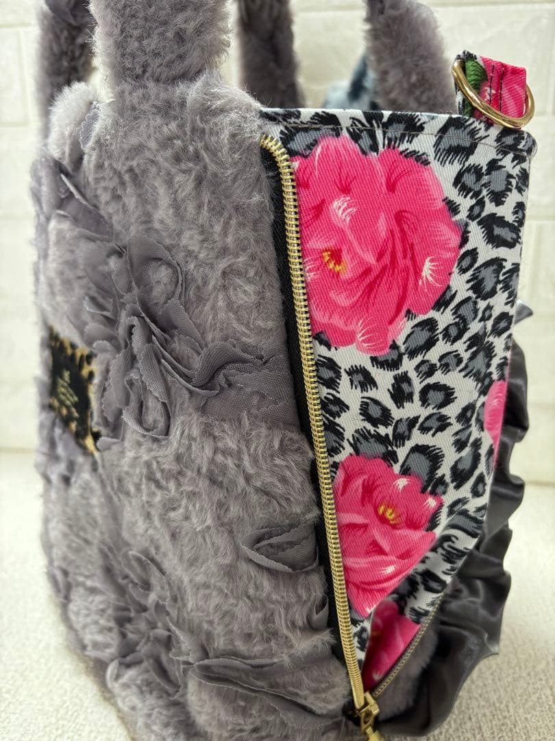 ♡*♡様 コヤンイサムチョン　サイドファスナーバッグ　アンコちゃん（大）　ヒョウ