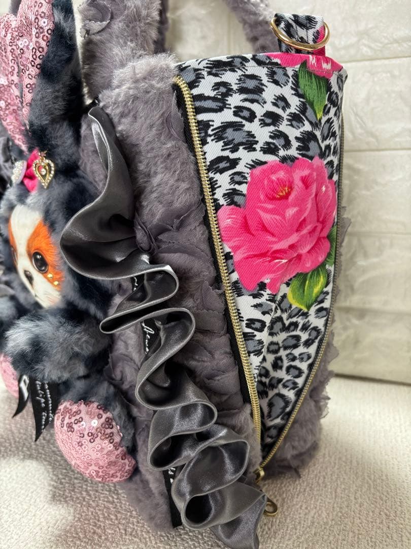 ♡*♡様 コヤンイサムチョン　サイドファスナーバッグ　アンコちゃん（大）　ヒョウ