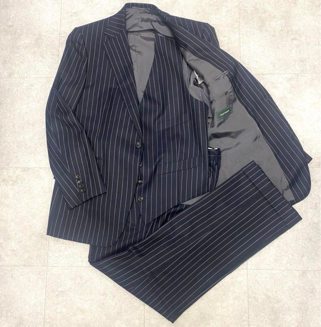 高級スーツ 英国ブランドHUNTSMAN ハンツマン 48 14万円