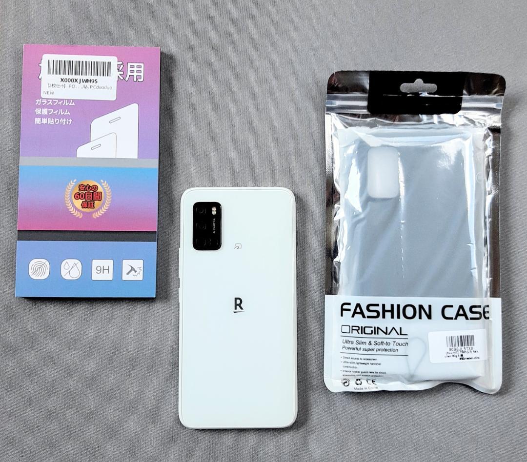 美品 楽天 BIG s 128GB ホワイト 3点 3917JR SIMフリー