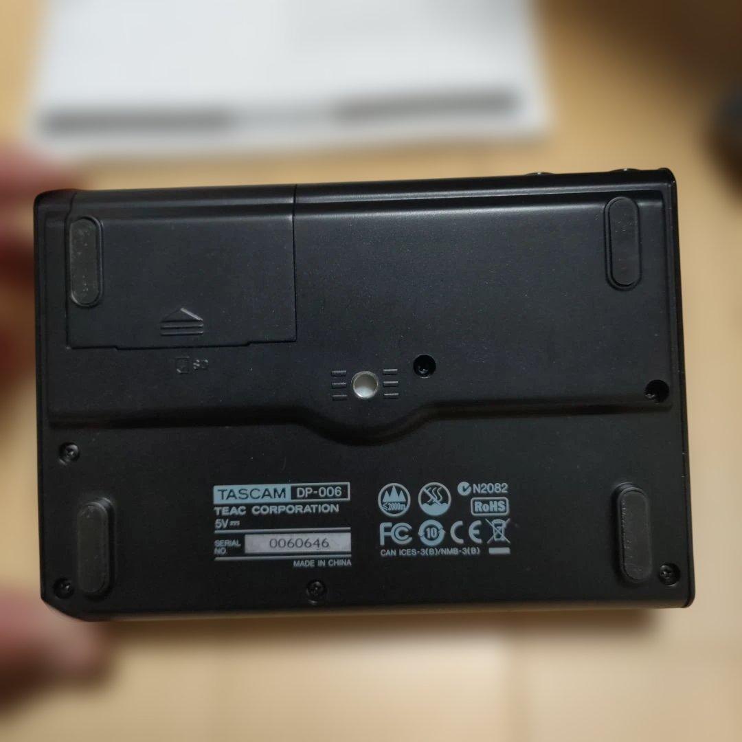 レコーダーTASCAM DP-006 ＆ マイクECM-330 ＆ GT20