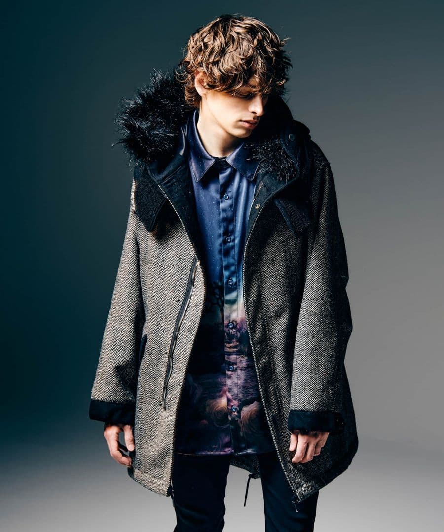 glamb【10月新作】予約完売品【未開封】 ハイネックモッズコート