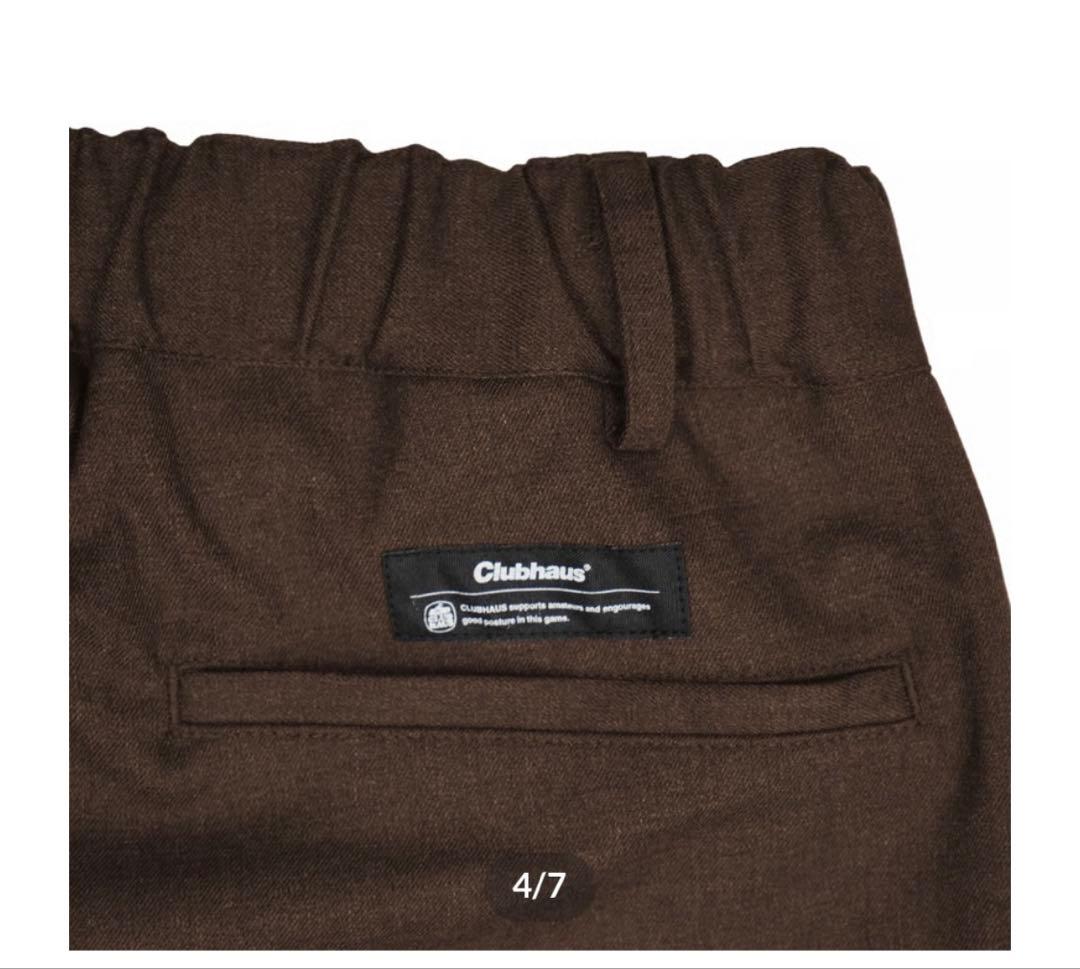 CLUBHAUS クラブハウスCenter Press Easy Pants