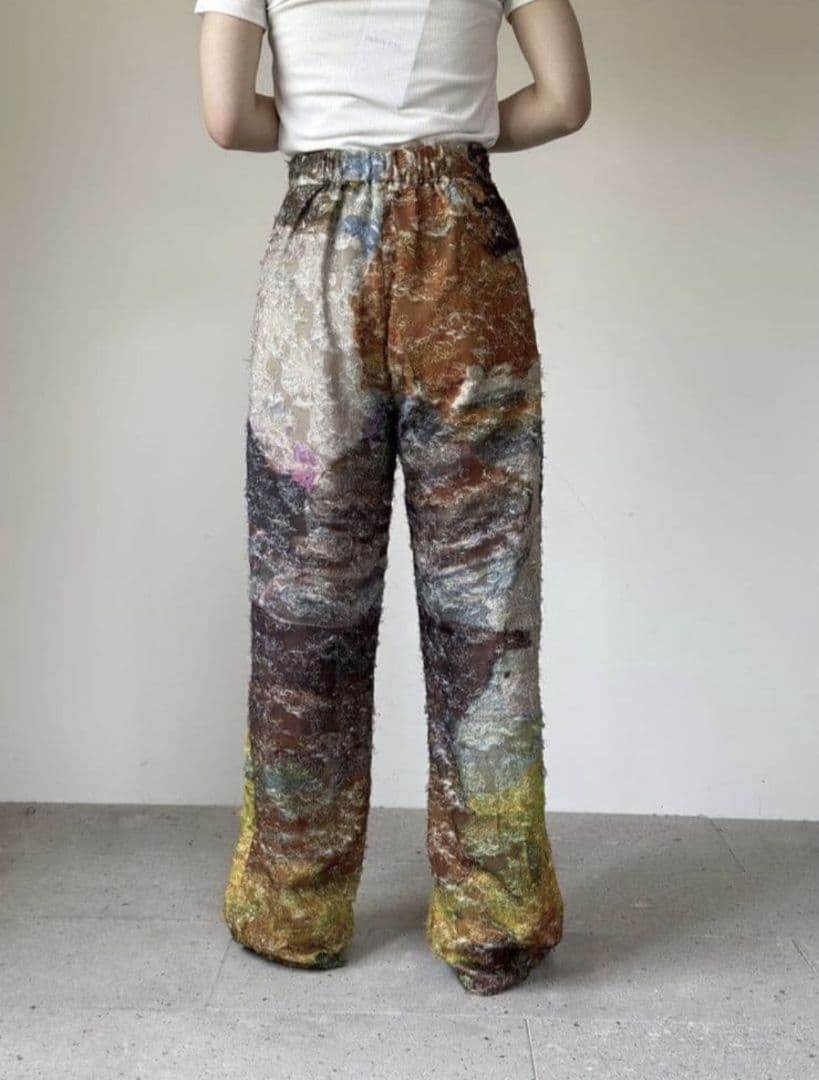 Ameri　MEDI RACHEL FLUFFY ART PANTS