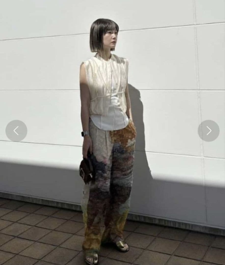 Ameri　MEDI RACHEL FLUFFY ART PANTS