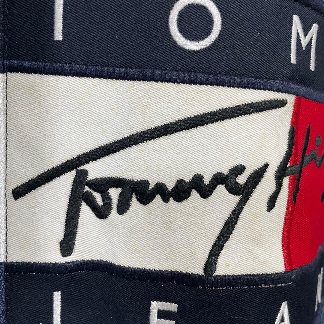   トミー　ボアデニムジャケット フラッグロゴ　 M