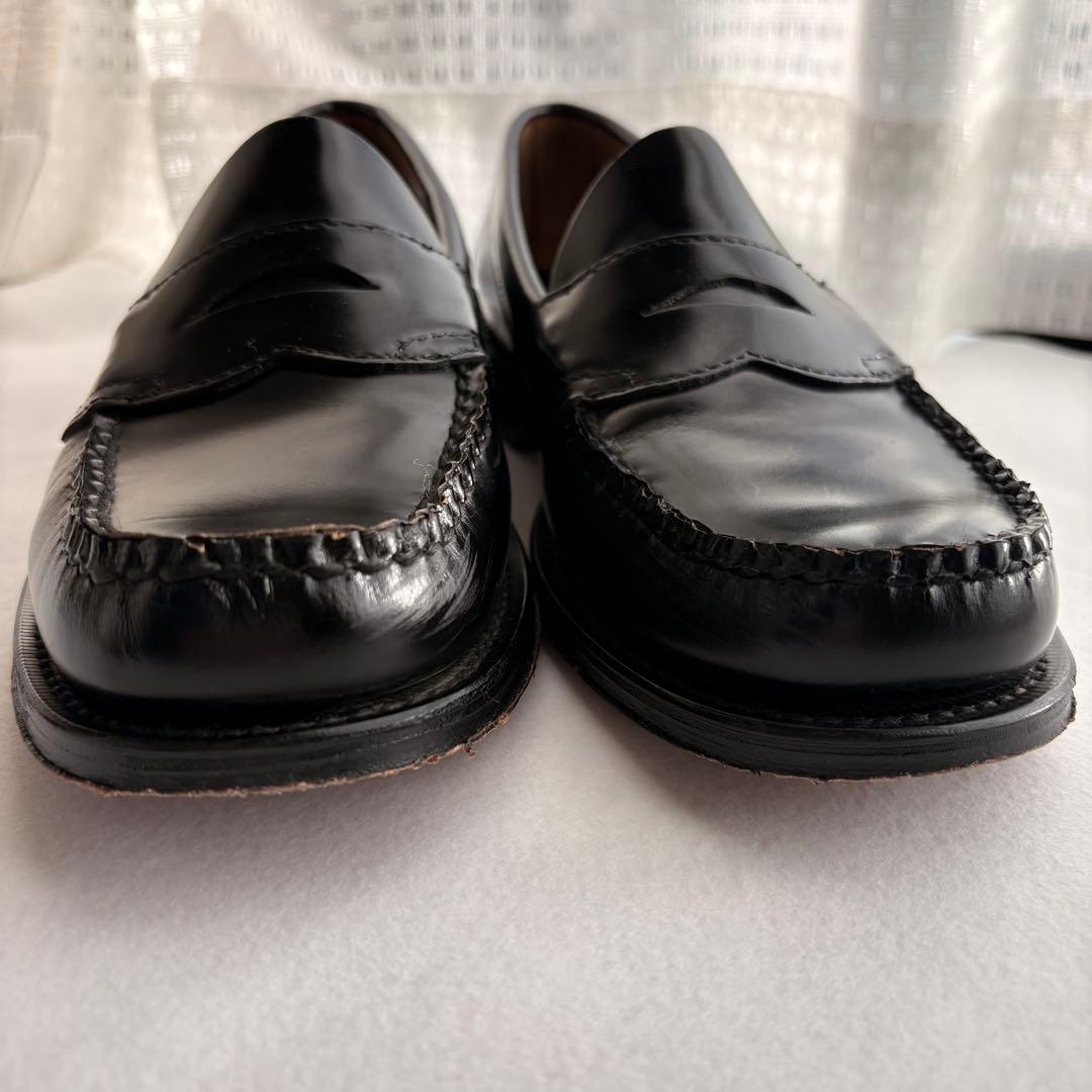 G.H.BASS WEEJUNS　24.5 ローファー ブラック