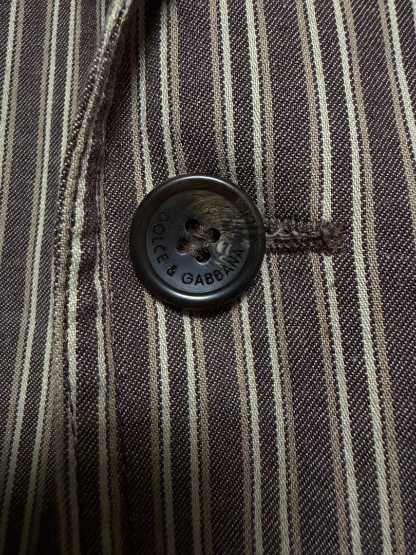 DOLCE&GABBANA　D&G テーラードジャケット　ストライプ　イタリア製