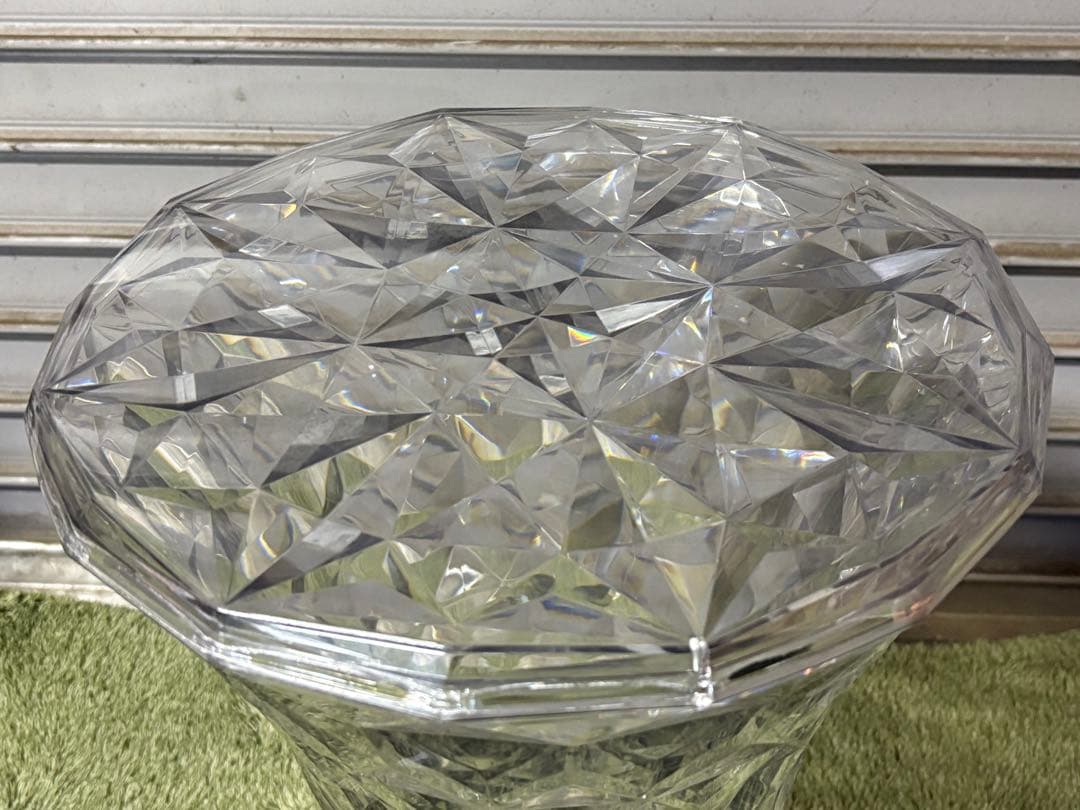 ☆GF219【中古品】 Kartell カルテル クリスタル ストーン スツール