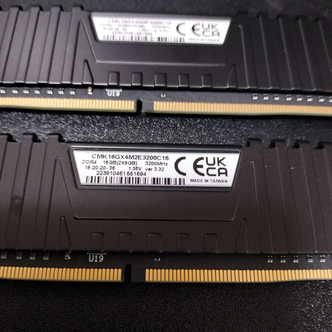 Vengeance LPX DDR4 3200MHz 8GB 2枚 RAM