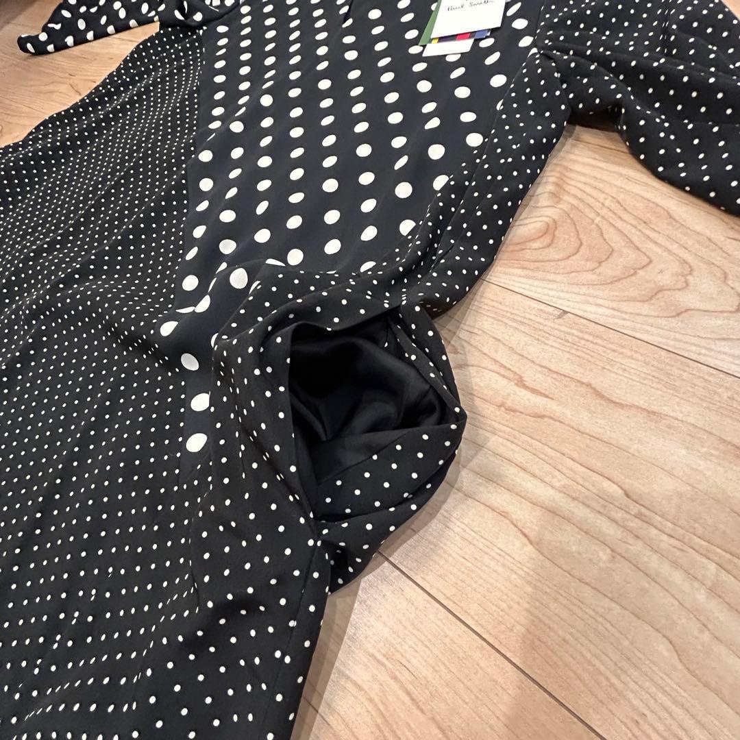 新品 大きいサイズPS Paul Smith ポールスミス ロングワンピース 黒