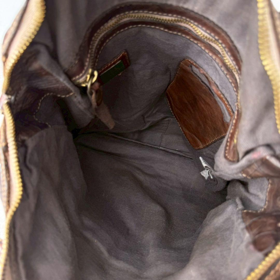 【美品✨️】CAMPOMAGGI カンポマッジ 2wayバッグ ダークブラウン