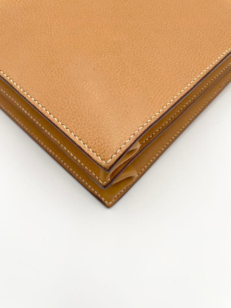 美品✨エルメス　ケリーデペッシュ38 ビジネス　ブリーフケース　キャメル