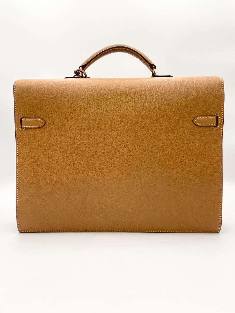 美品✨エルメス　ケリーデペッシュ38 ビジネス　ブリーフケース　キャメル