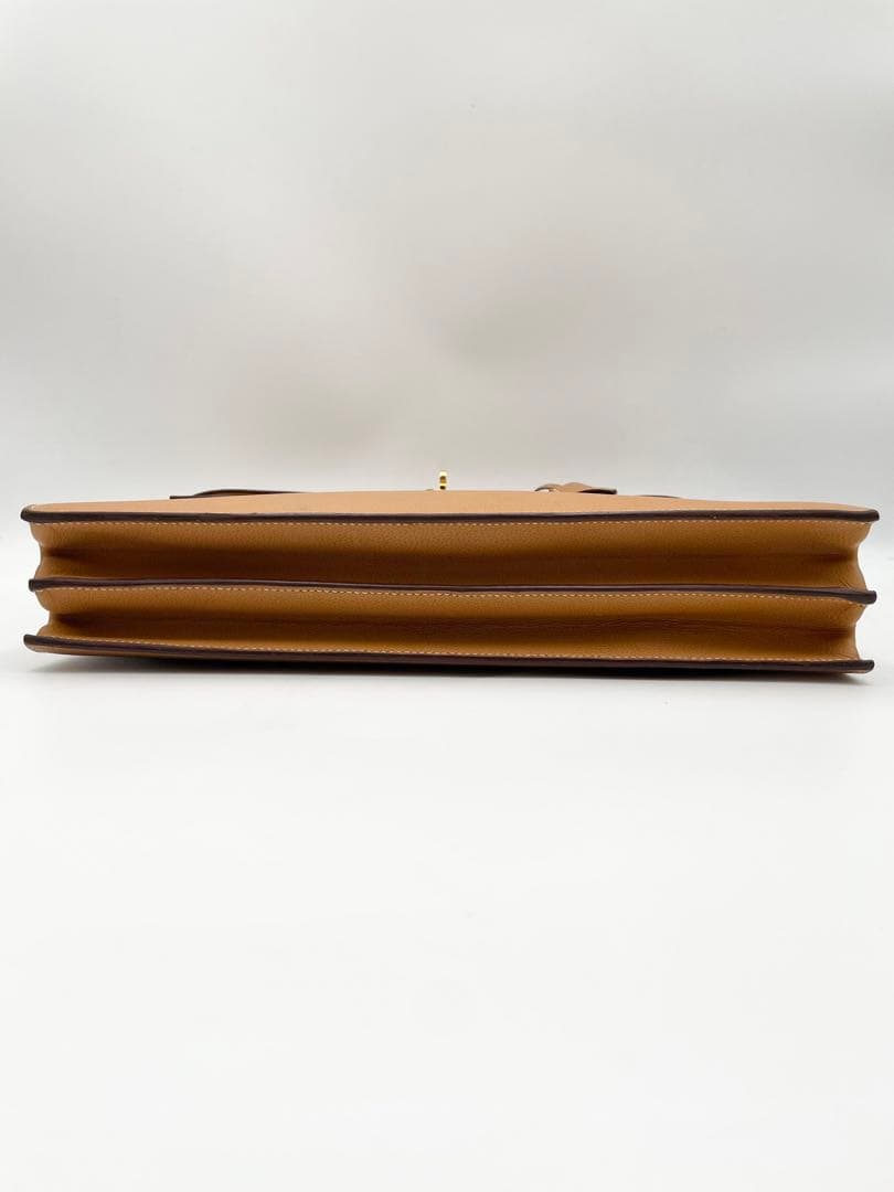 美品✨エルメス　ケリーデペッシュ38 ビジネス　ブリーフケース　キャメル