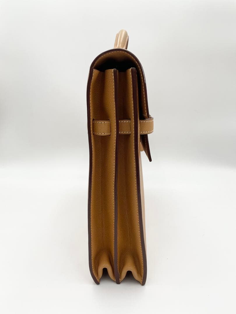 美品✨エルメス　ケリーデペッシュ38 ビジネス　ブリーフケース　キャメル