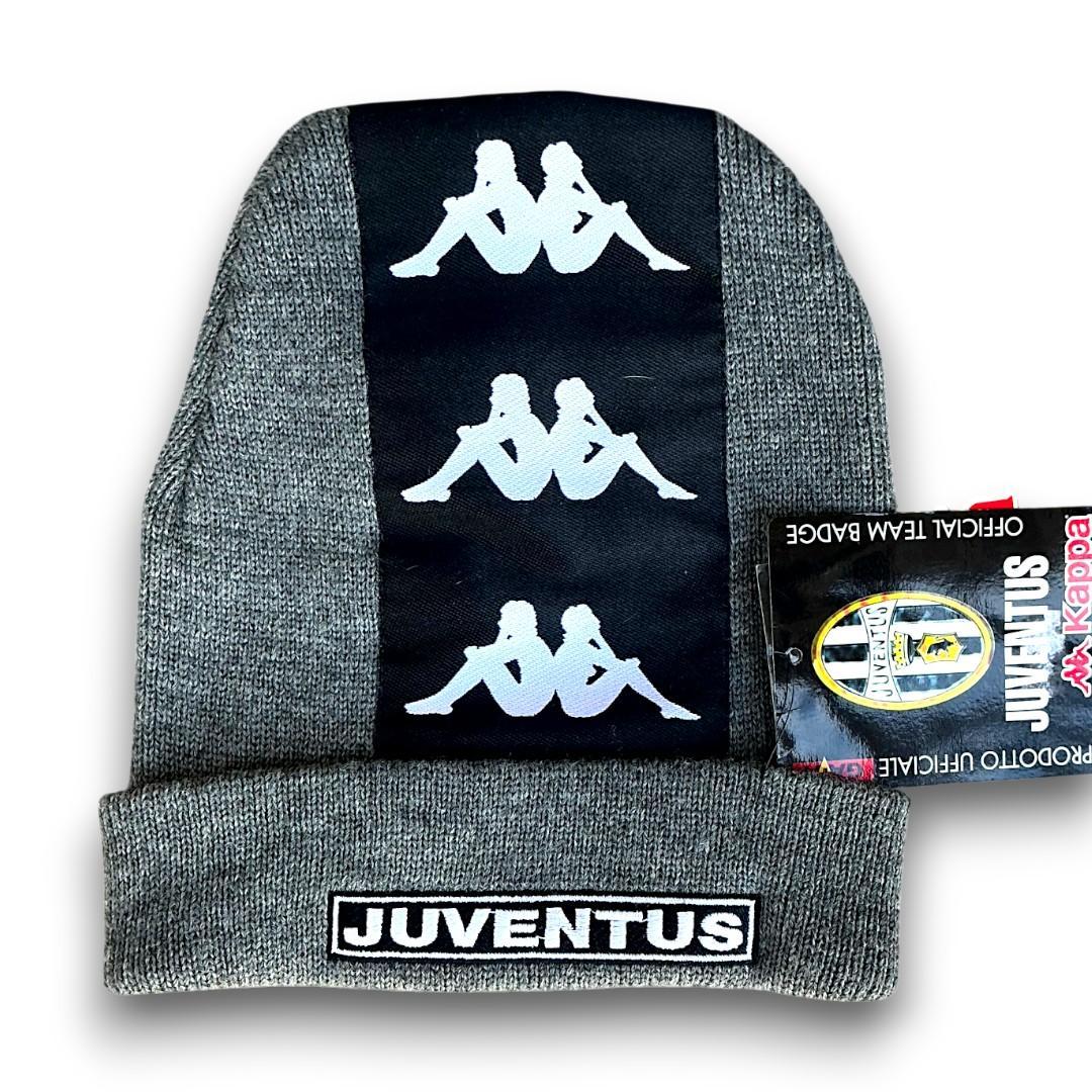 未使用タグ付　Kappa カッパ 90s イタリア製 ユベントス ニットキャップ