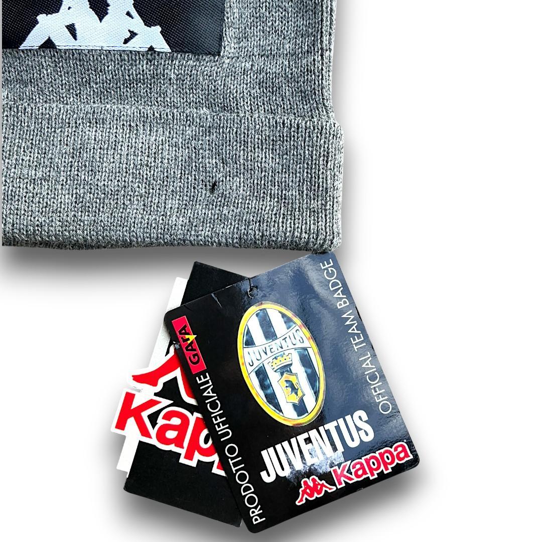 未使用タグ付　Kappa カッパ 90s イタリア製 ユベントス ニットキャップ