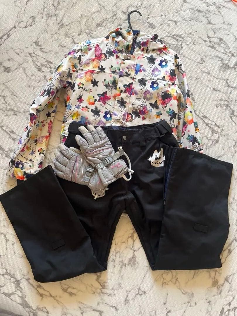 【超美品】SCOLAR スノーボードウェア 上下セット おまけ　手袋付き