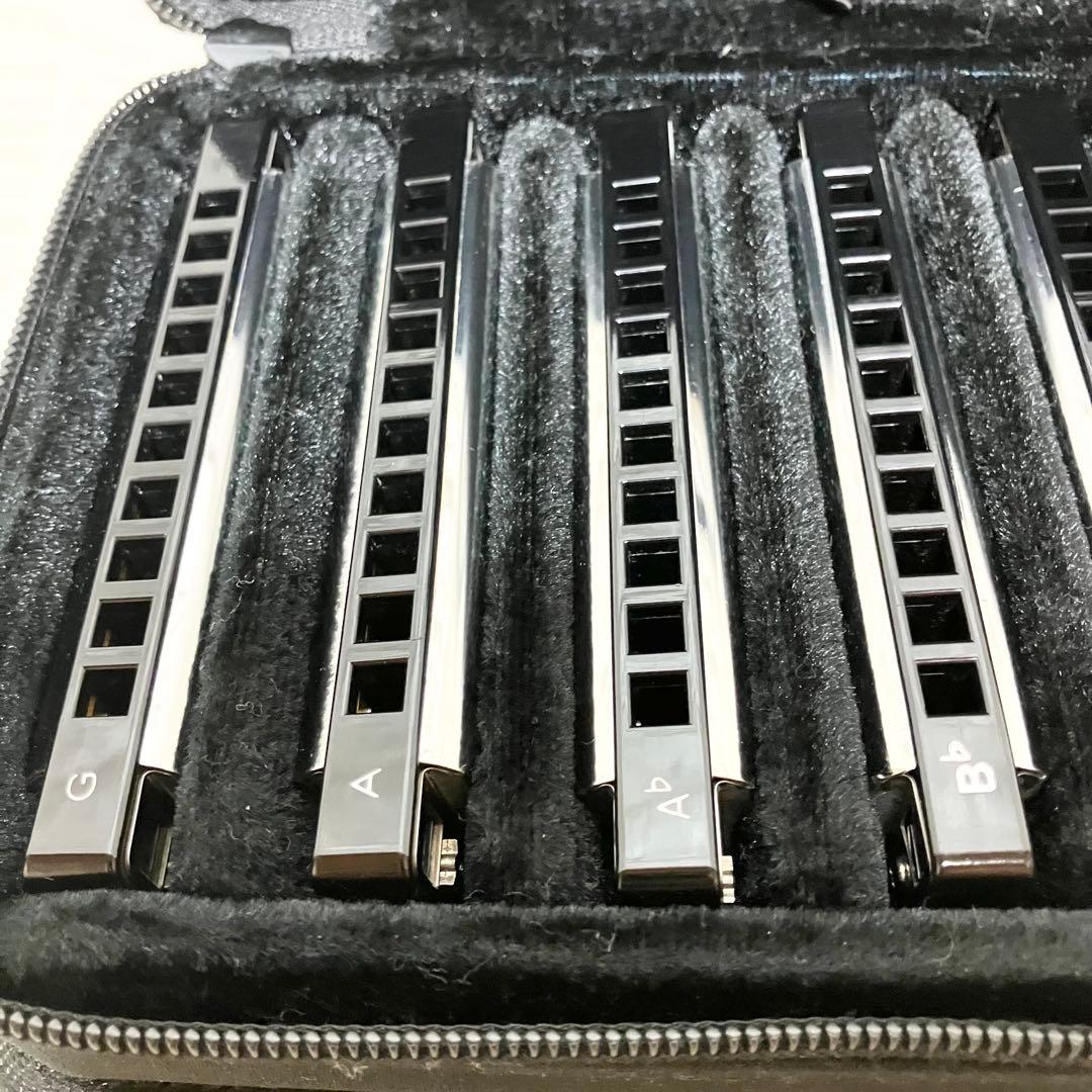 美品　トンボ　メジャーボーイ　ブルースハーモニカ　12種　12本 TOMBO